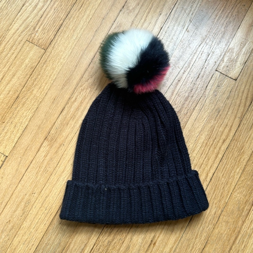 J. Crew Navy Beanie